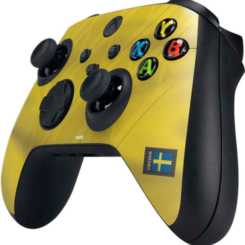 Sweden Soccer Flag Xbox Series X Controller Skin
